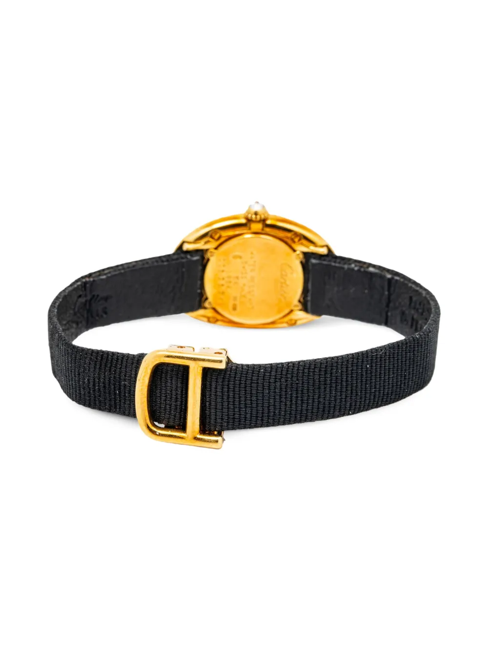 Pre-owned Cartier  Baignoire 22mm In Neutrals