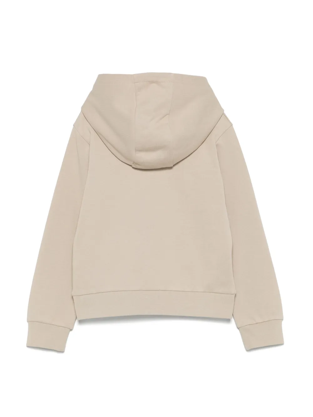 Moncler Enfant Hoodie met geborduurd logo - Beige