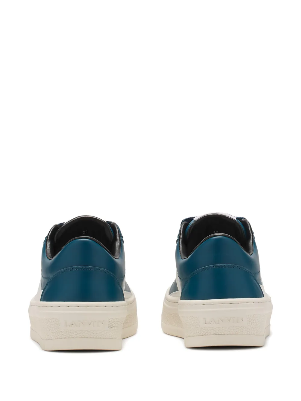 Lanvin leather Cash sneakers Blue