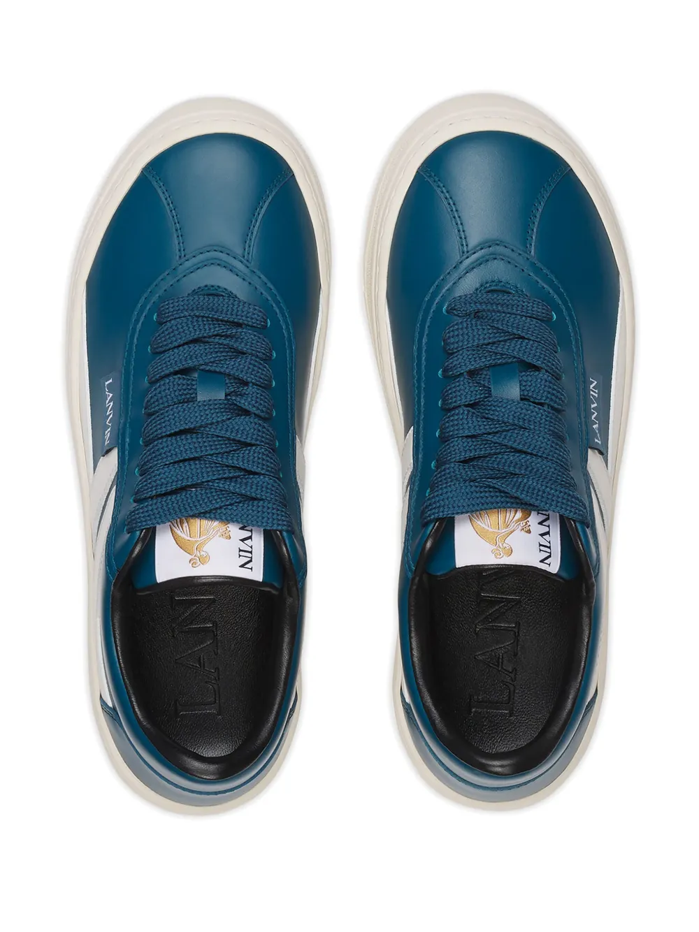 Lanvin leather Cash sneakers Blue