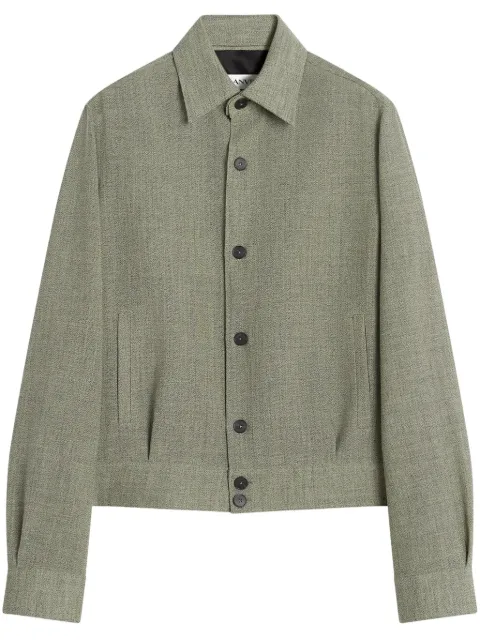 Lanvin virgin wool shirt jacket 