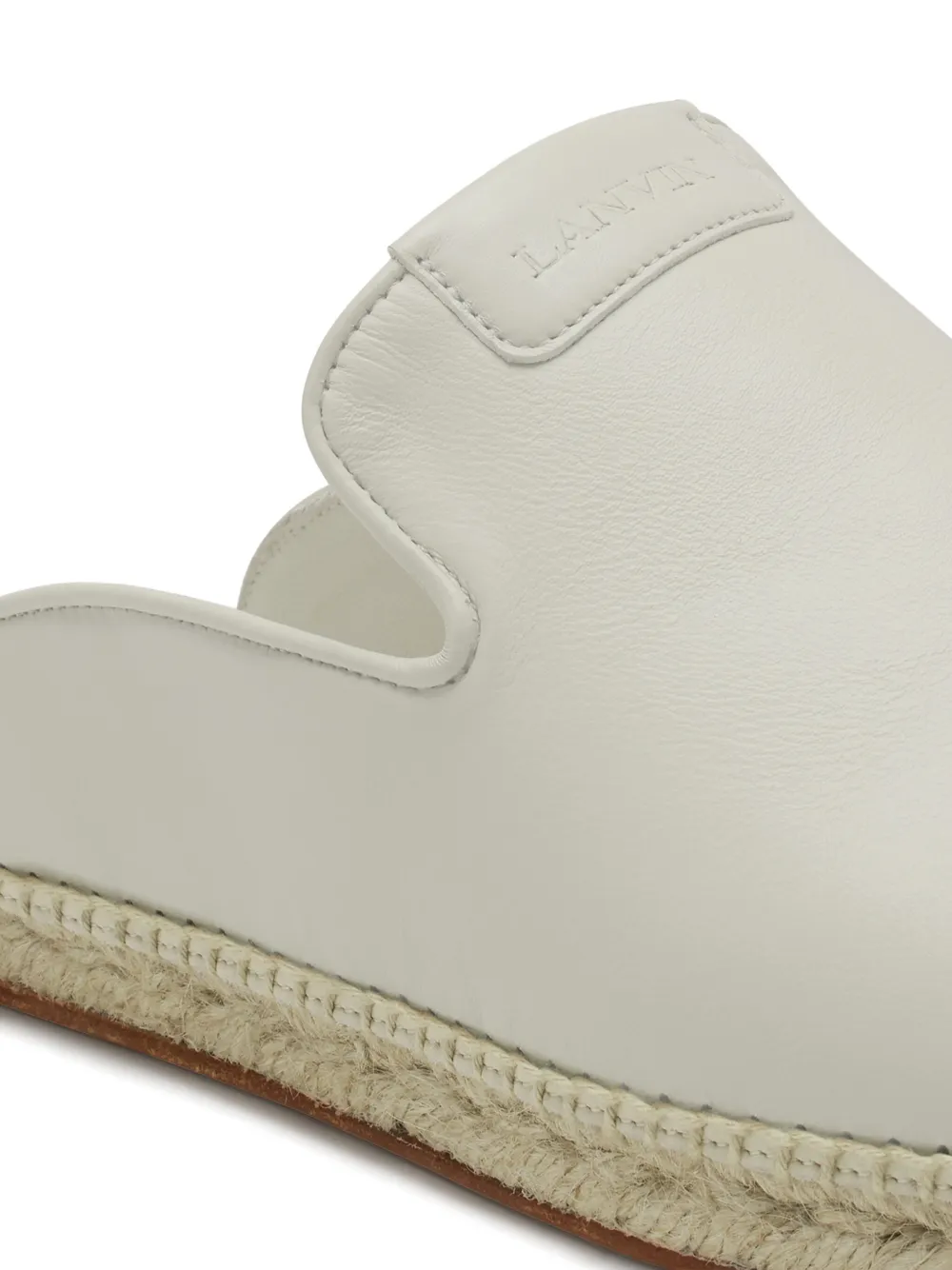 Lanvin leather espadrilles Neutrals