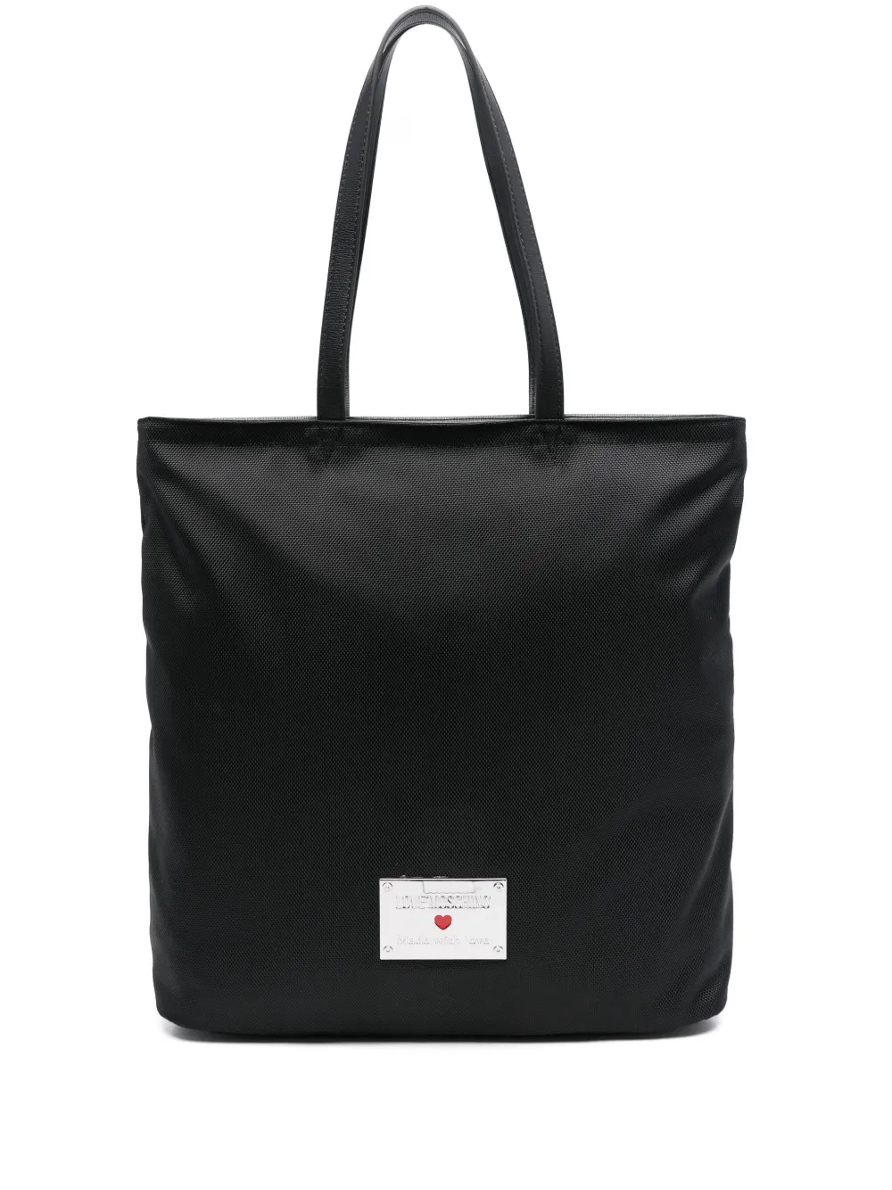 logo-plaque tote bag