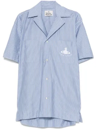ショッパー付☆ [Vivienne Westwood] LS CAMP シャツ LS CAMP シャツ(ブルー)（メンズ）（2210851023）｜ウェアすべて