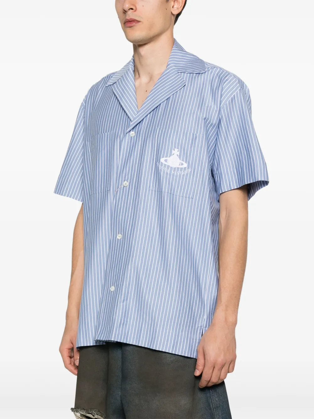Vivienne Westwood Camp overhemd Blauw