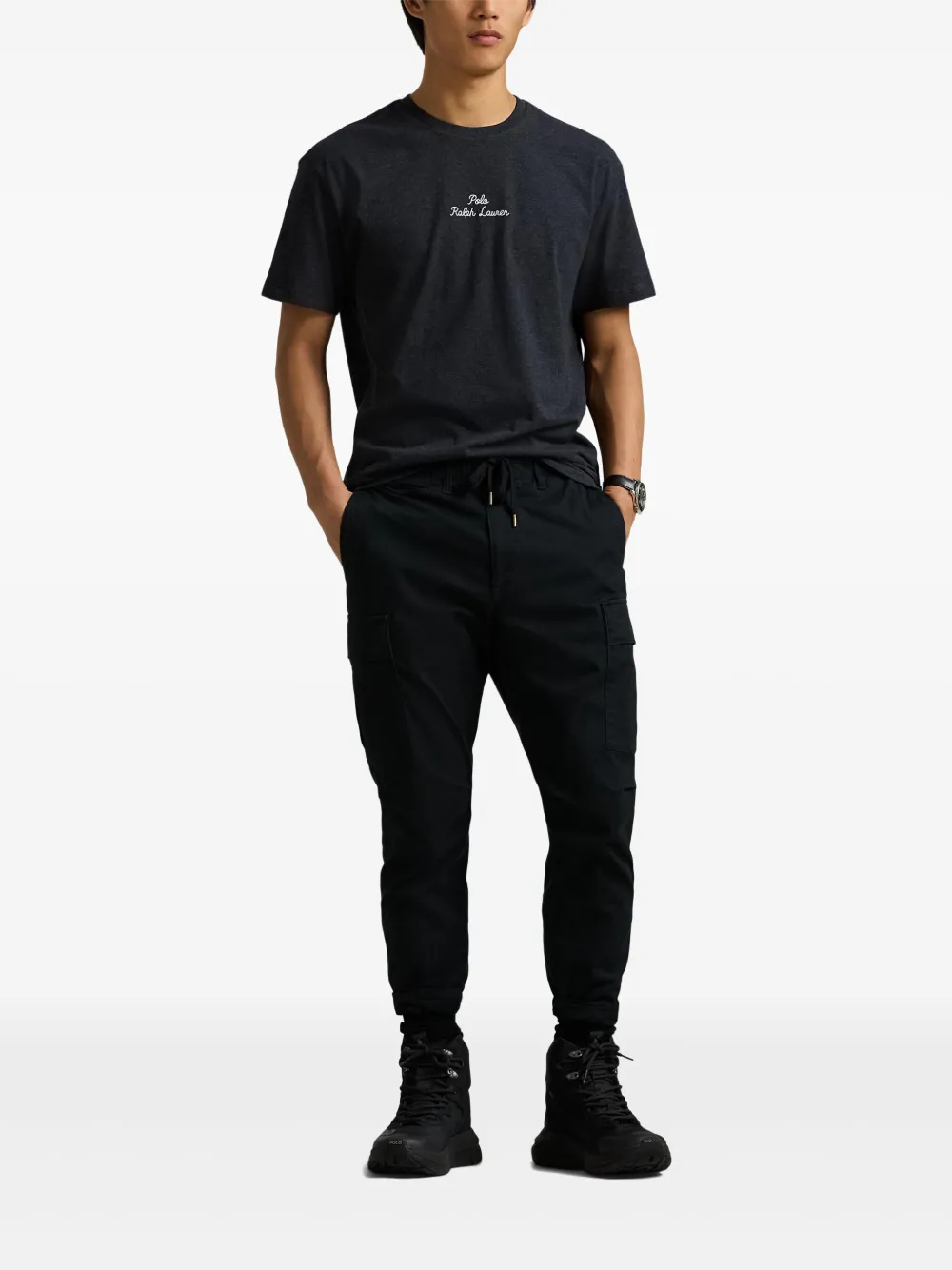 Polo Ralph Lauren T-shirt met logoprint - Zwart