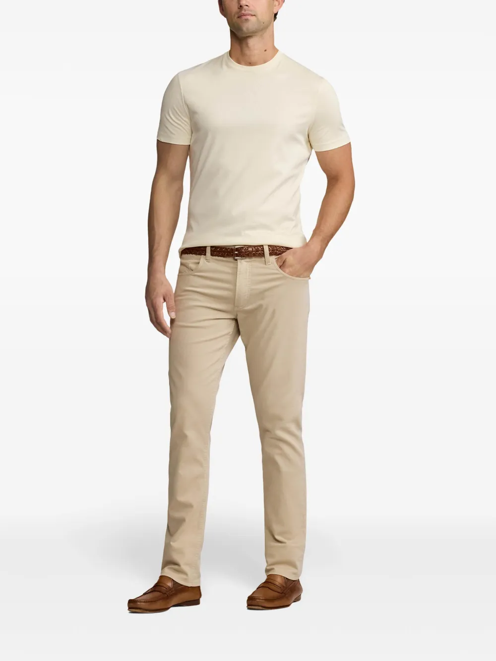 Ralph Lauren Purple Label Lichtbeige T-shirt