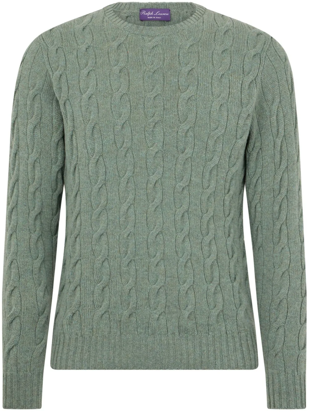 cable-knit jumper