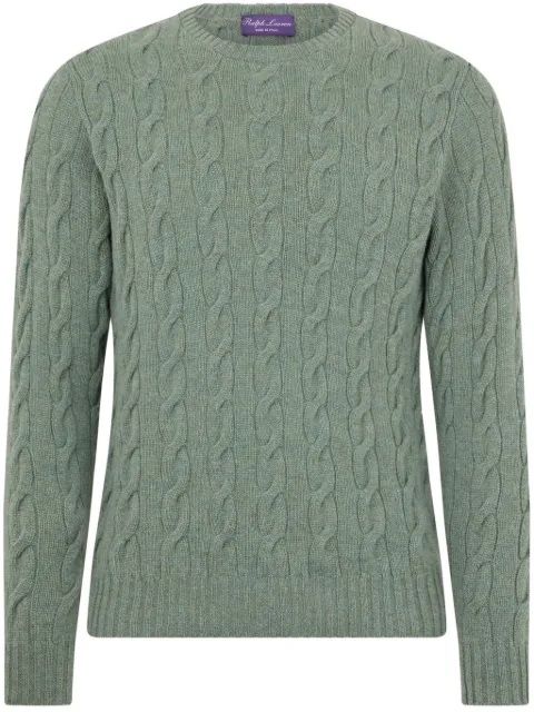 Ralph Lauren Purple Label Pullover mit Zopfmuster