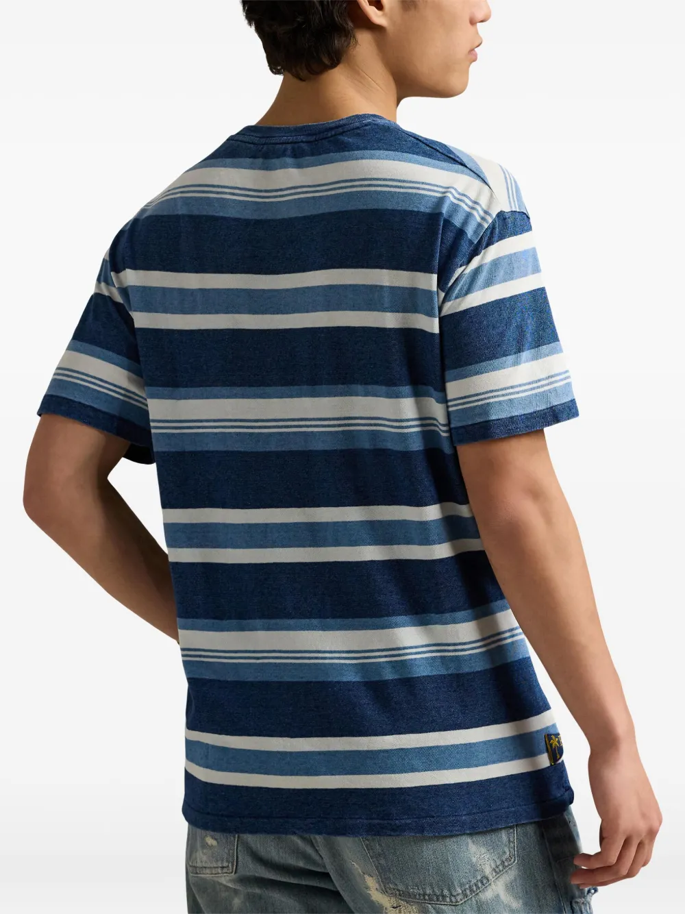 Polo Ralph Lauren Gestreept T-shirt Blauw