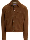 Ralph Lauren Purple Label suede jacket - Brown