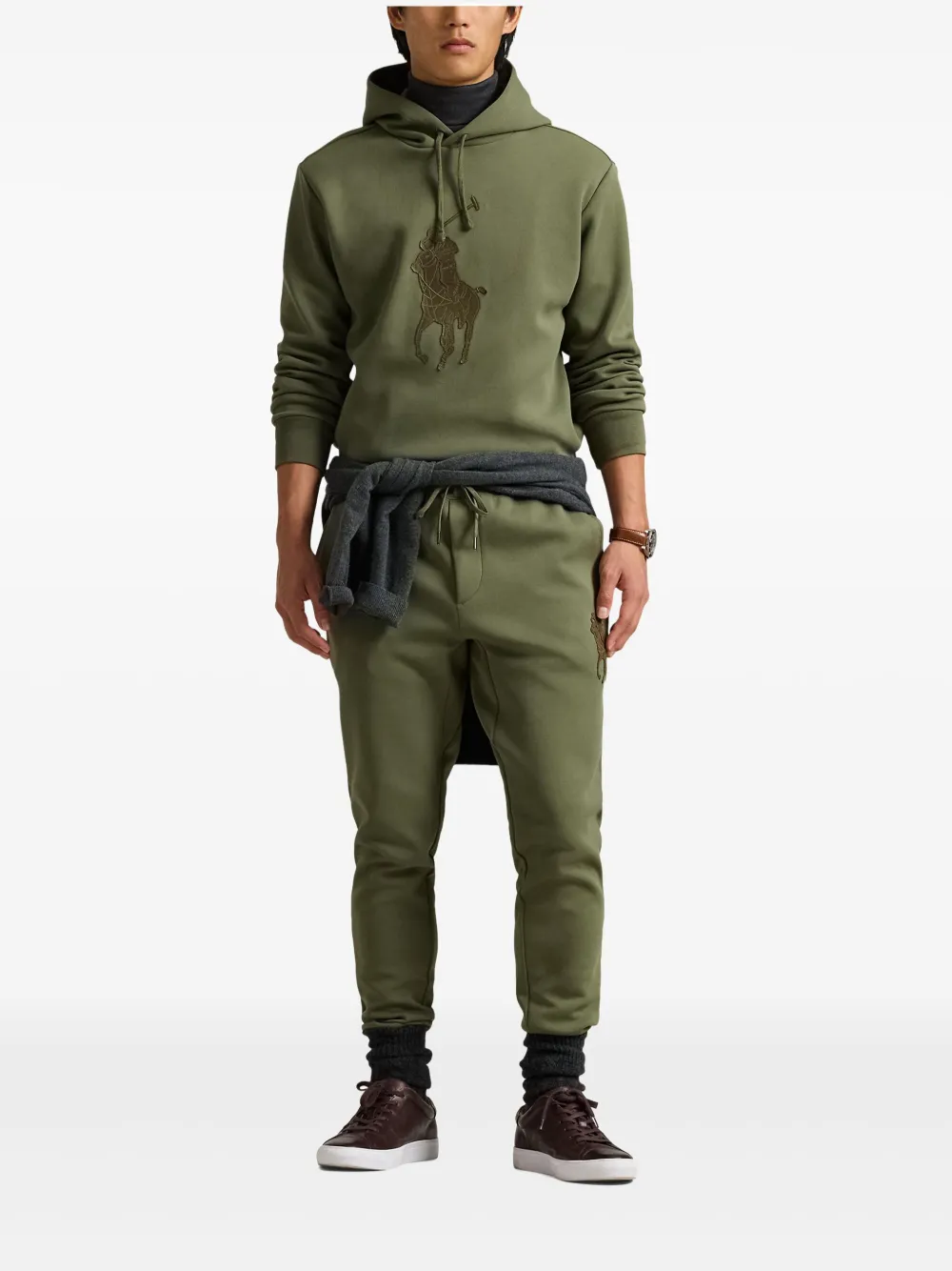 Polo Ralph Lauren Hoodie met logo Groen