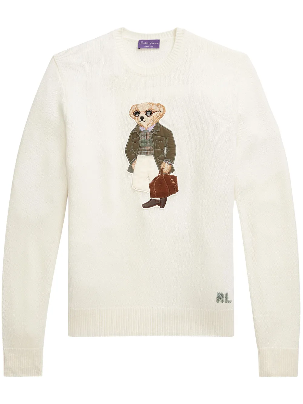 Polo Bear-embroidery jumper