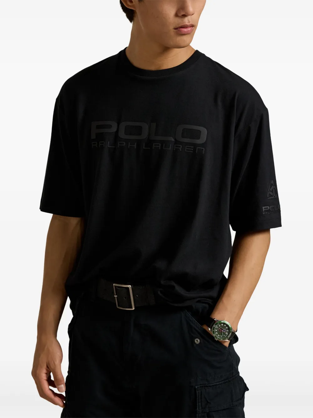 Polo Ralph Lauren T-shirt met logoprint Zwart