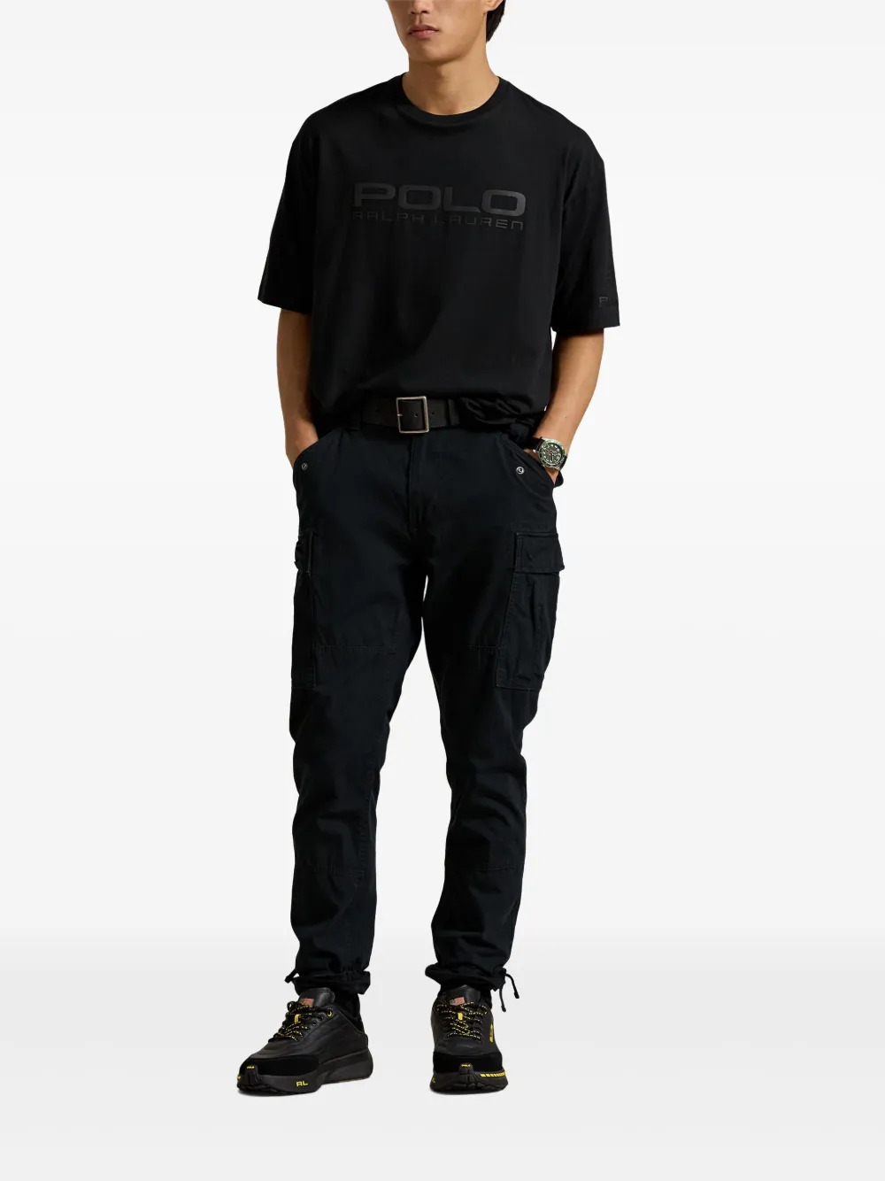 Polo Ralph Lauren T-shirt met logoprint Zwart