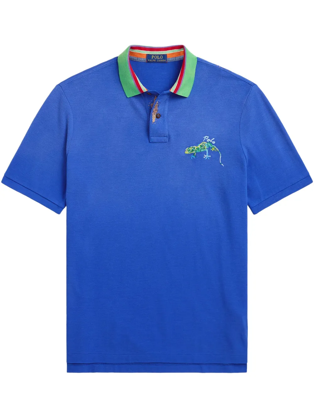 Polo Ralph Lauren Poloshirt met borduurwerk Blauw