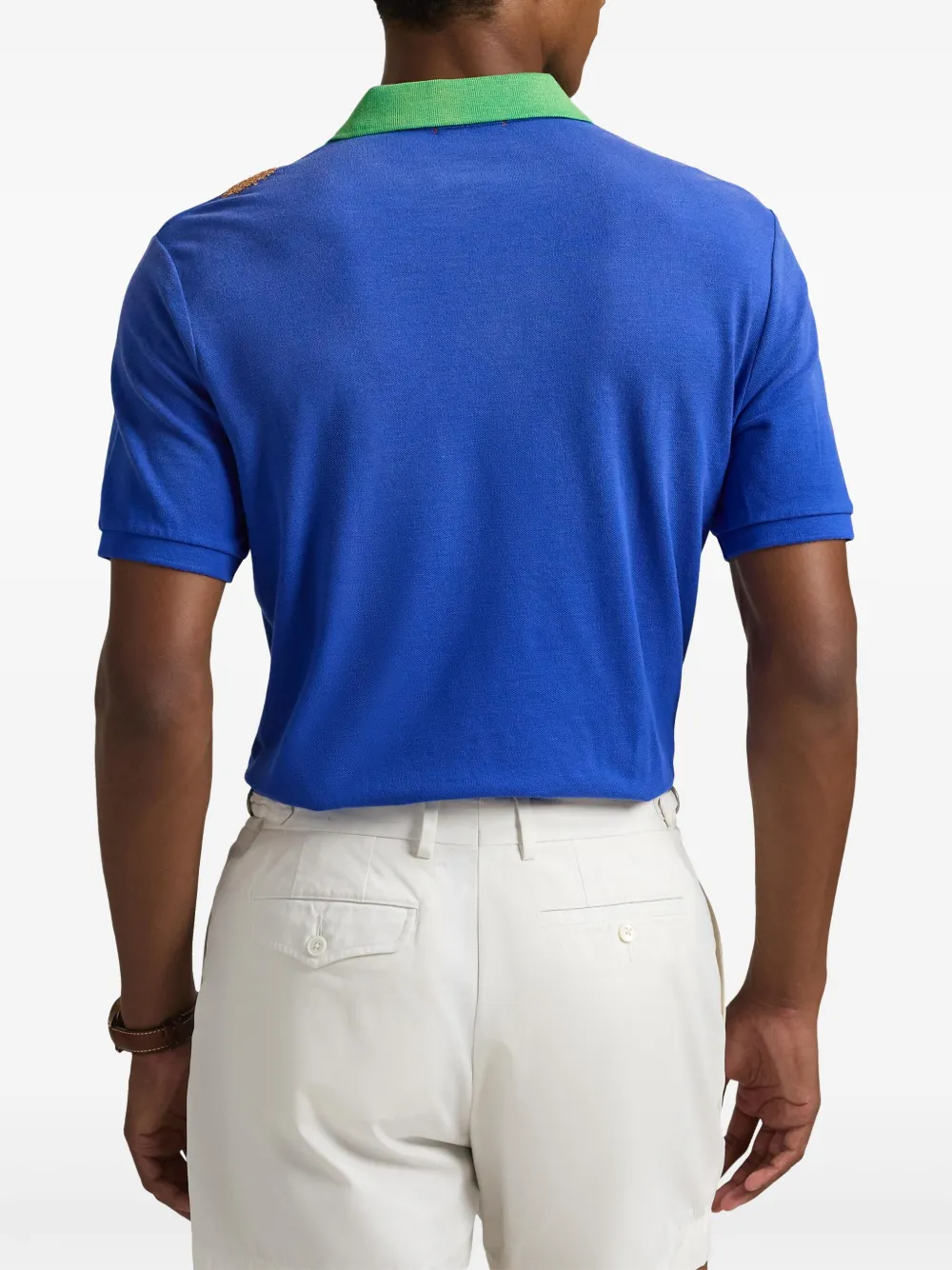 Polo Ralph Lauren Poloshirt met borduurwerk Blauw