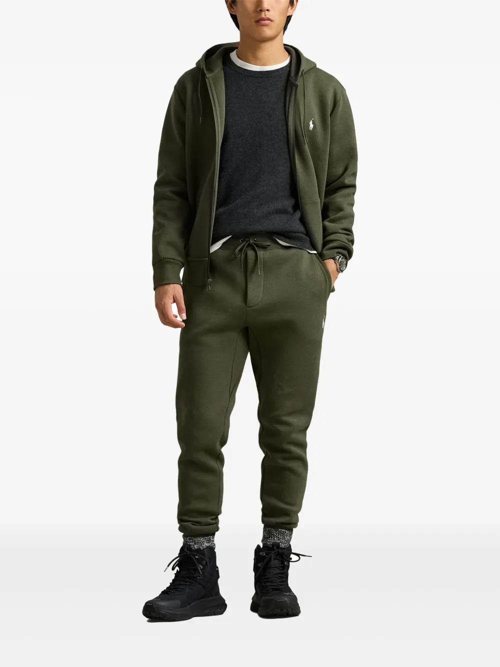 Polo Ralph Lauren Gebreide hoodie Groen