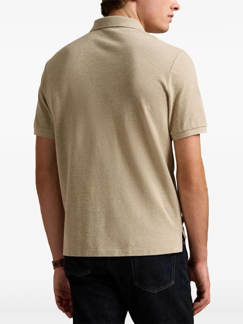 Polo Ralph Lauren Poloshirt met Polo Pony-applicatie Bruin