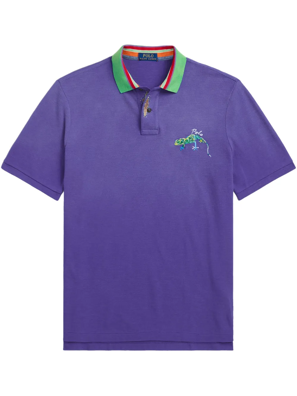 Polo Ralph Lauren embroidered polo shirt | Purple | Image 1