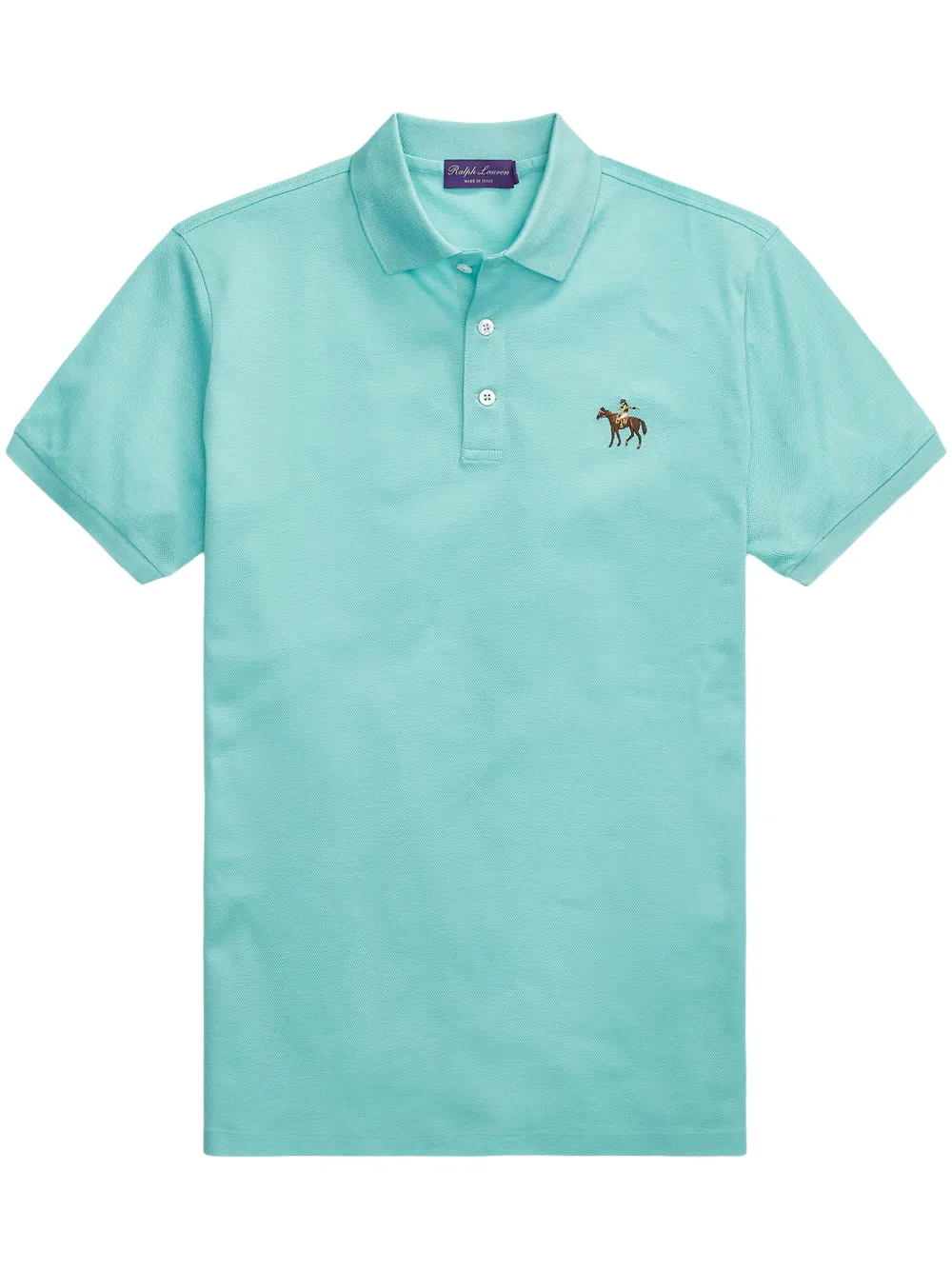 logo-embroidered polo shirt