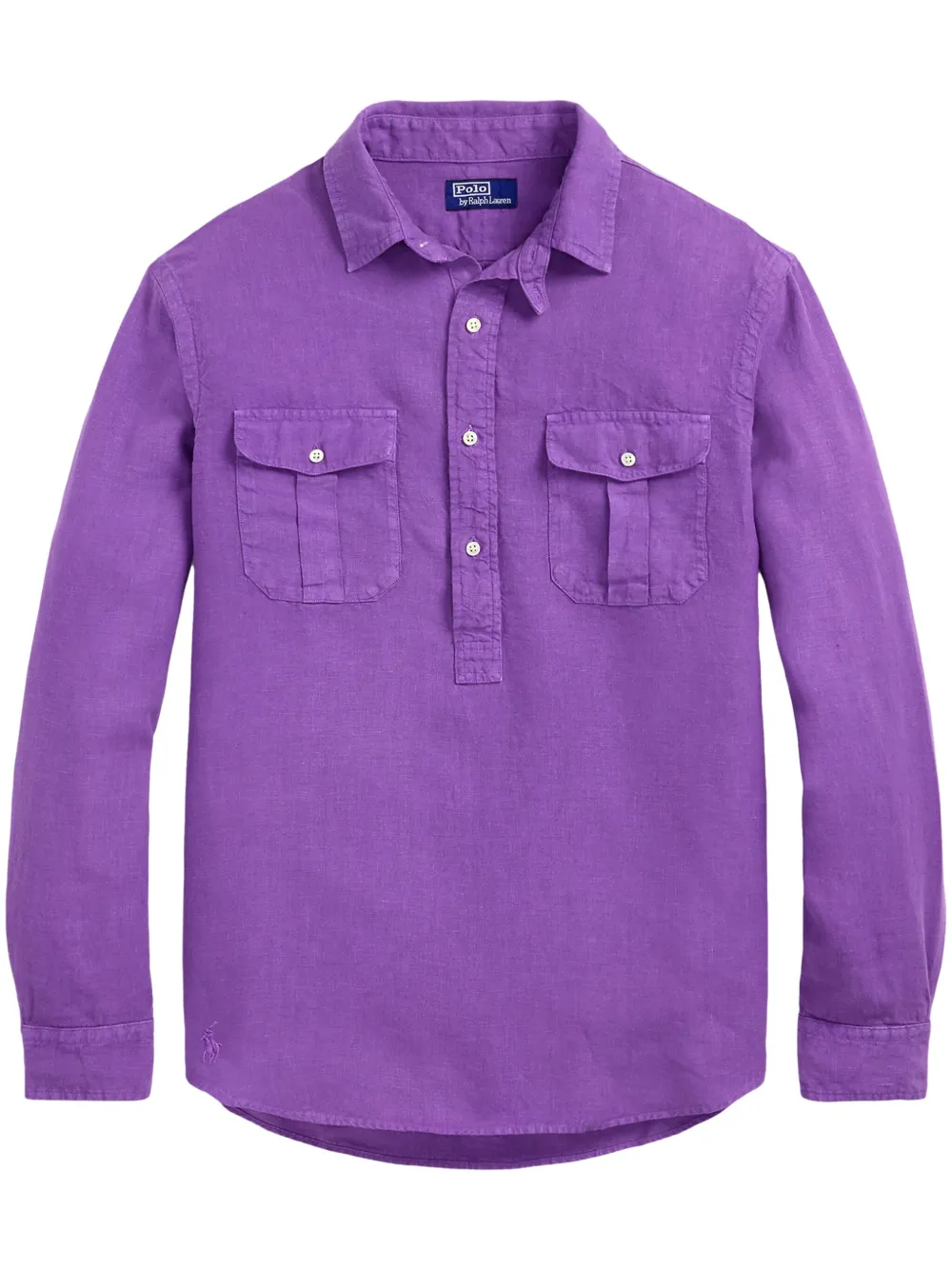 Polo Ralph Lauren リネンシャツ - パープル Polo Ralph Lauren リネンシャツ - パープル
