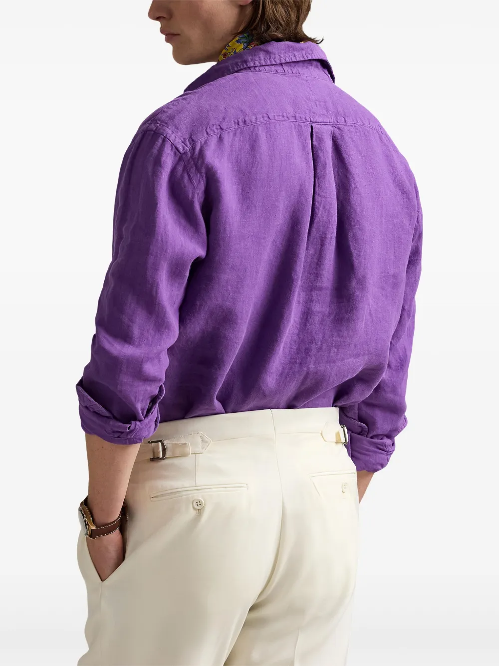 Polo Ralph Lauren Linnen overhemd Paars