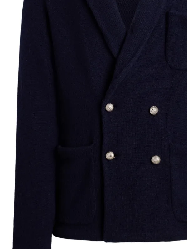 Ralph Lauren Purple Label Knitted Cardigan | Blue | FARFETCH