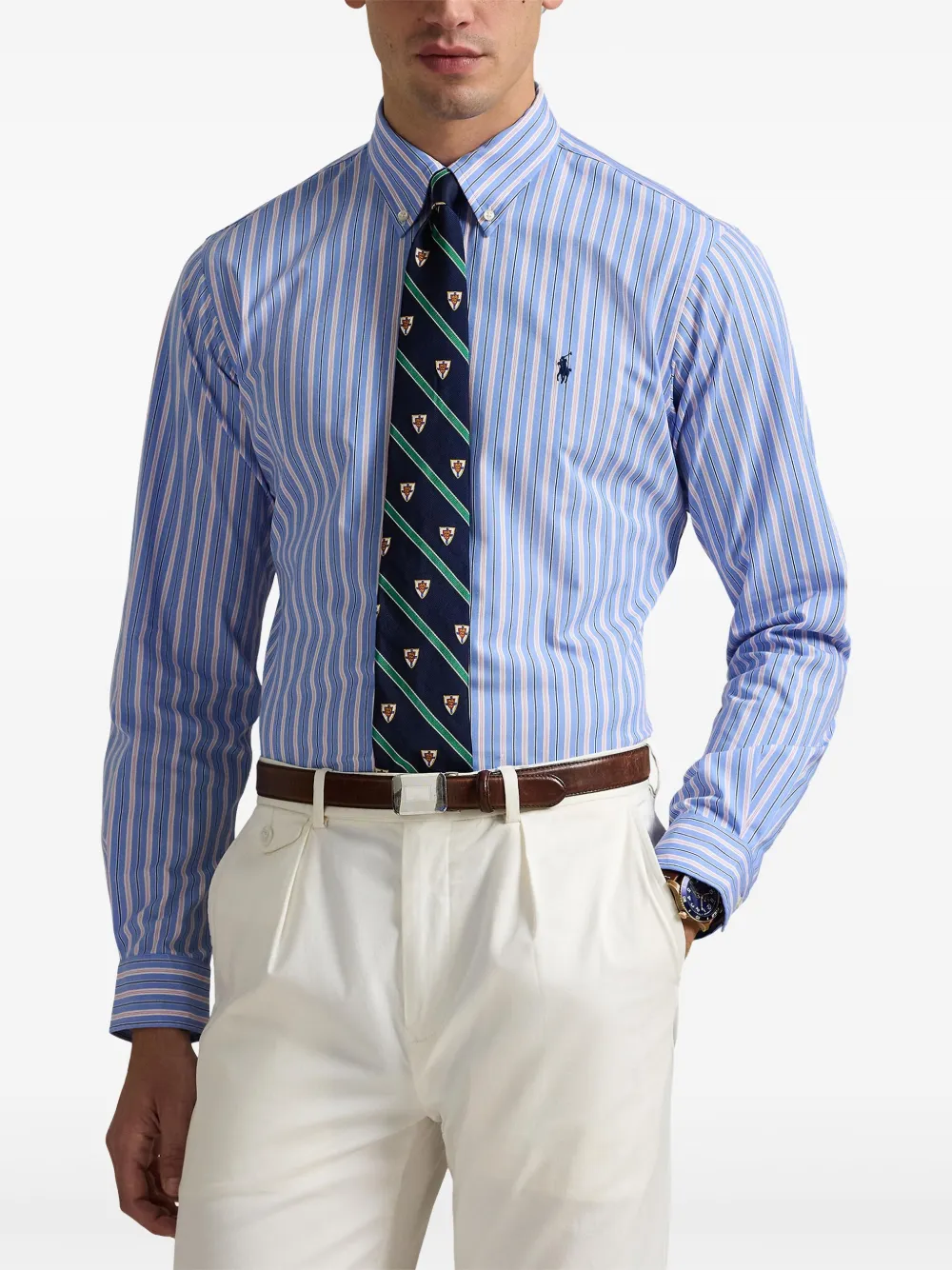 Polo Ralph Lauren Gestreept overhemd Blauw