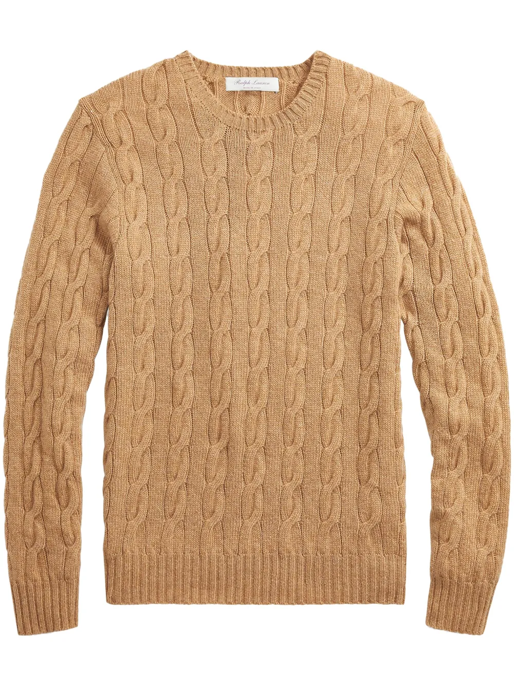 cable-knit jumper