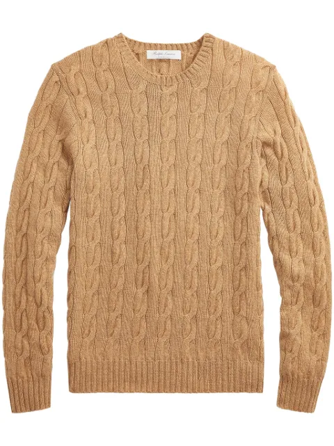 Ralph Lauren Purple Label cable-knit jumper