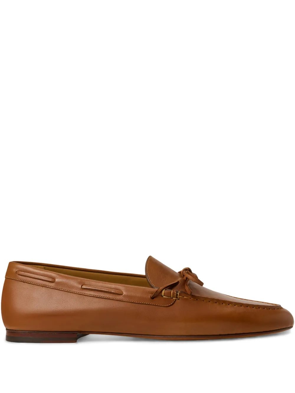 bow-detailing loafers