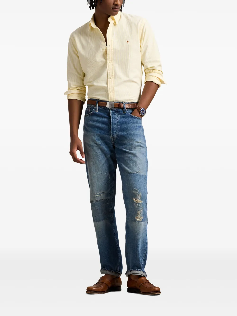 Polo Ralph Lauren Katoenen overhemd - Beige