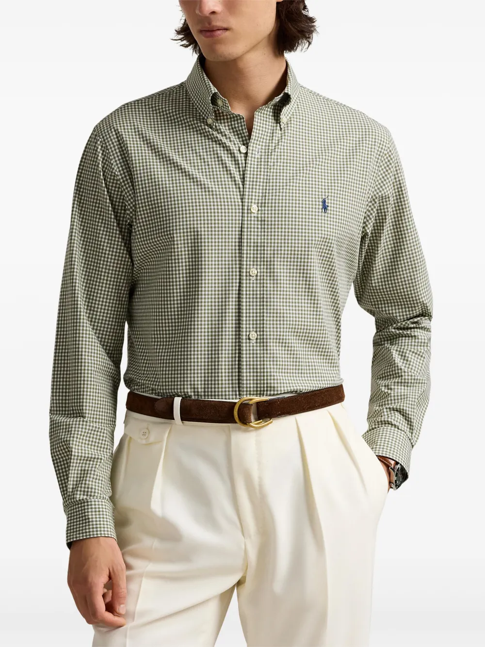 Polo Ralph Lauren Geruit overhemd Groen