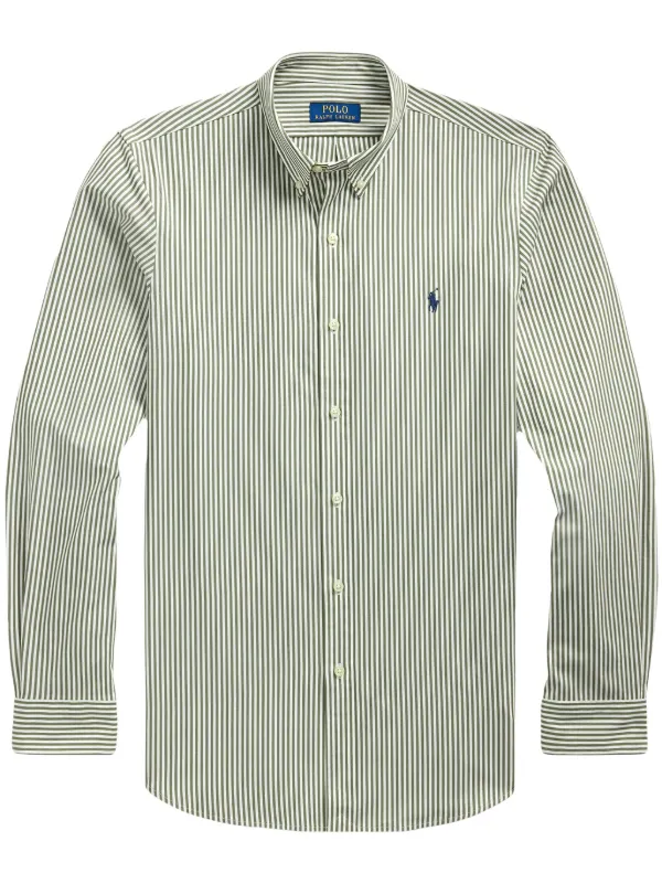 Polo Ralph Lauren ストライプ シャツ | グリーン | FARFETCH JP