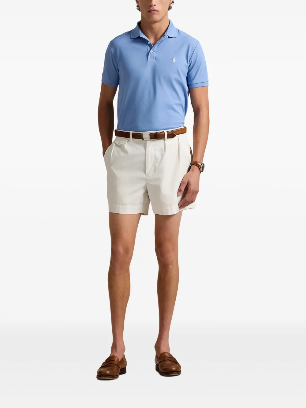 Polo Ralph Lauren Poloshirt met borduurwerk Blauw