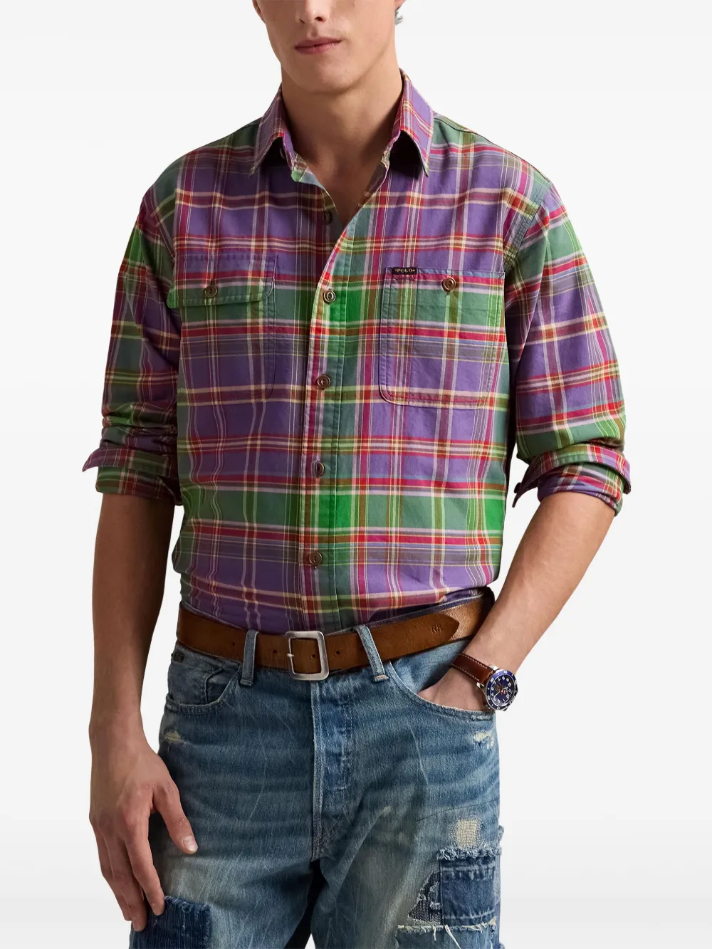 Polo Ralph Lauren Katoenen overhemd Paars