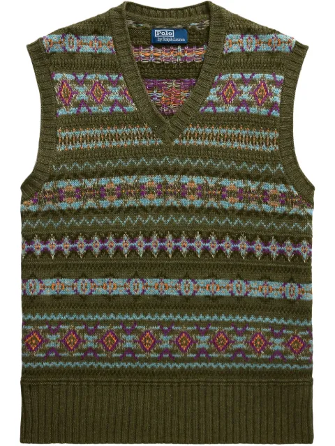 Polo Ralph Lauren chaleco de tejido Fair Isle