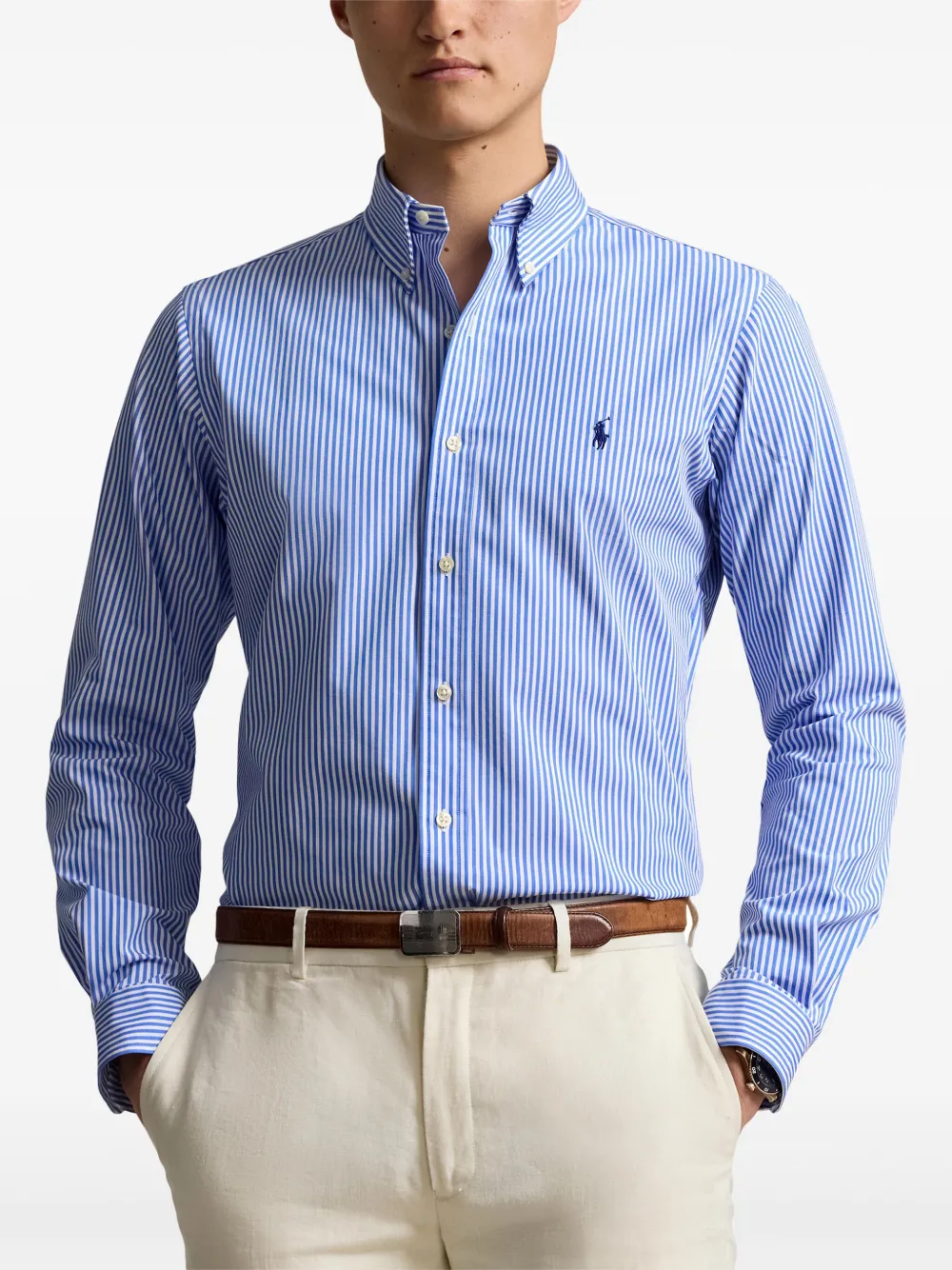 Polo Ralph Lauren Gestreept overhemd Blauw