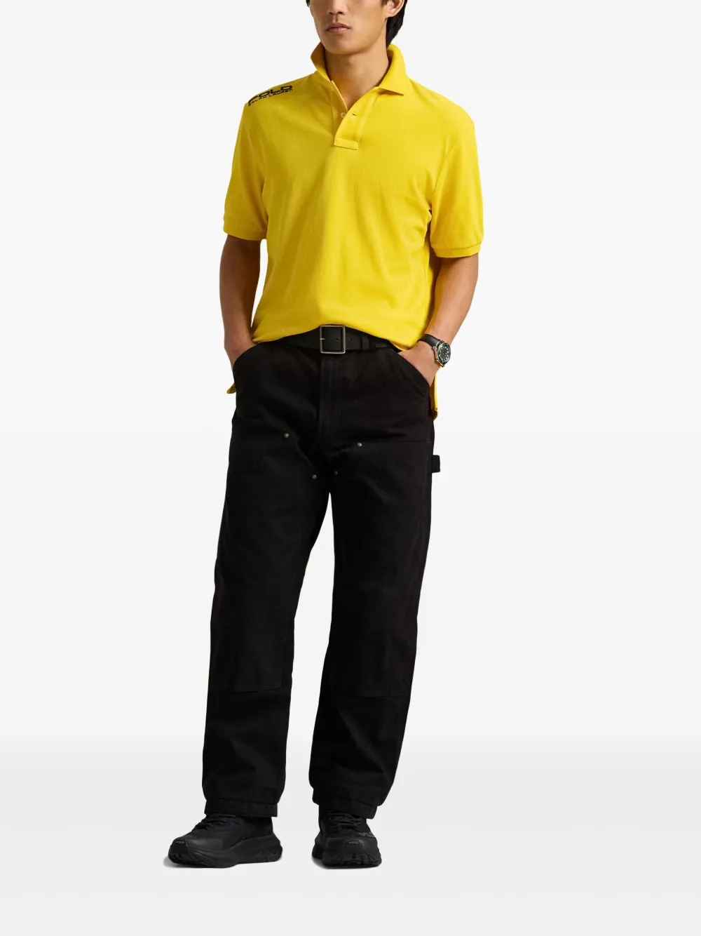 Polo Ralph Lauren Poloshirt met logoprint Geel