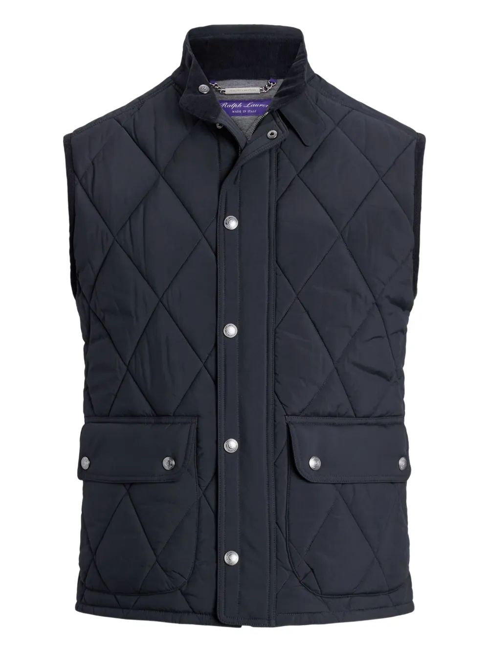 Ralph Lauren Purple Label Carleton gewatteerde bodywarmer Blauw