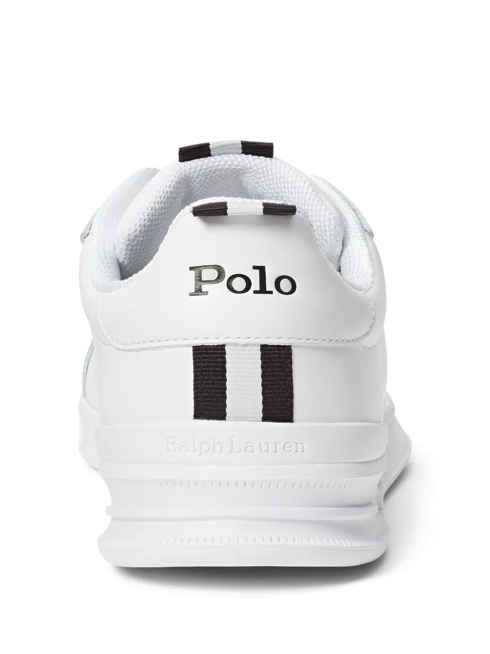 Polo Ralph Lauren logo-print leather sneakers White