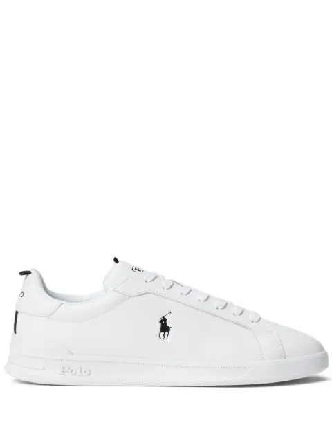 Polo Ralph Lauren logo-print leather sneakers