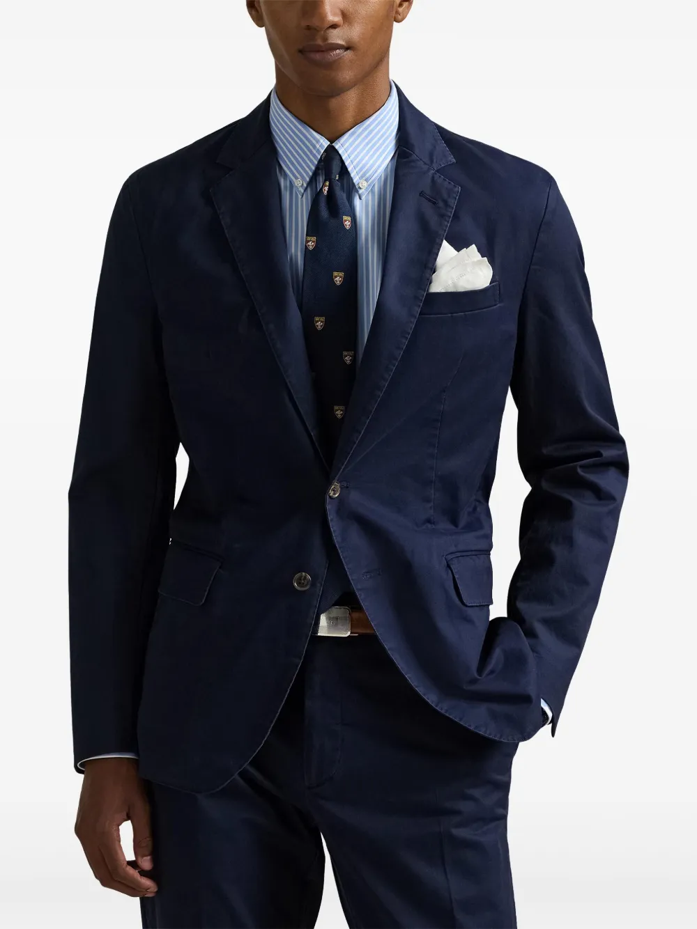 Polo Ralph Lauren Blazer met enkele rij knopen Blauw
