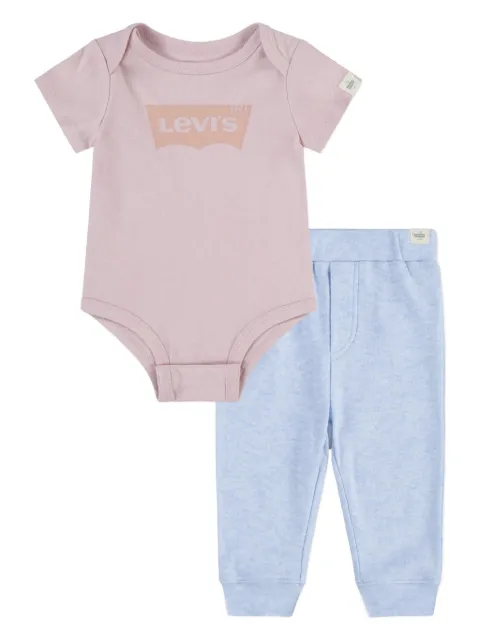 Levi's Kids logo-print trousers set