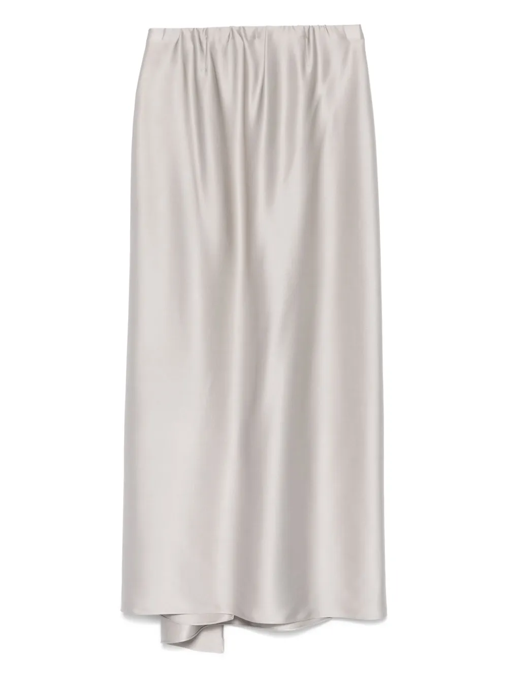 Giorgio Armani Zijden maxi-rok - Grijs