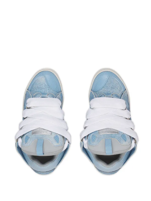 Lanvin Curb Sneakers | Blue | FARFETCH