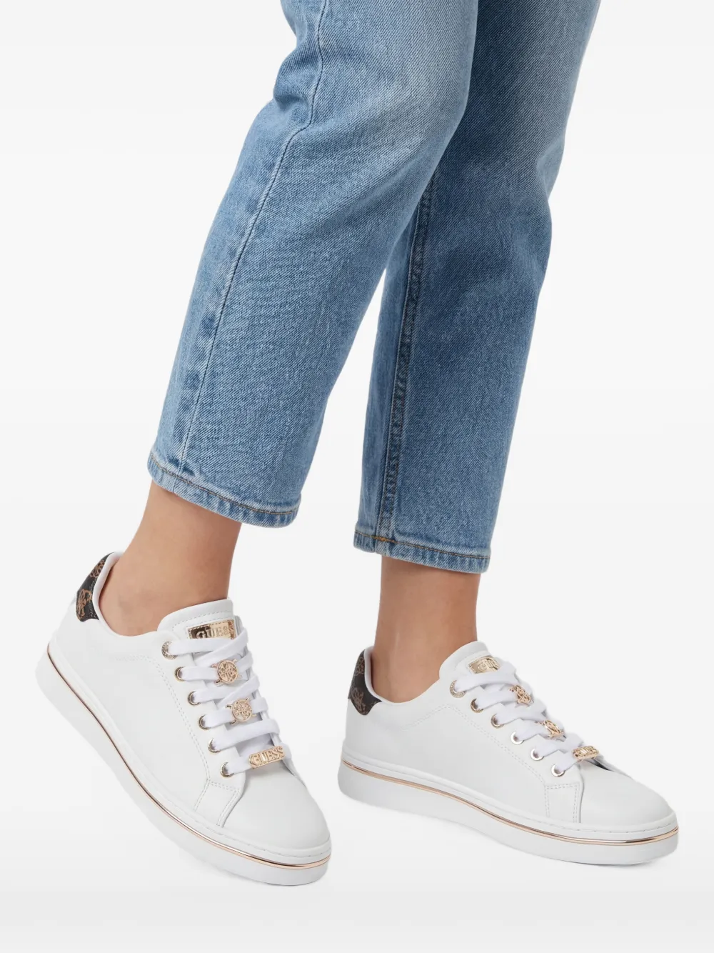 GUESS USA Stasey sneakers Wit