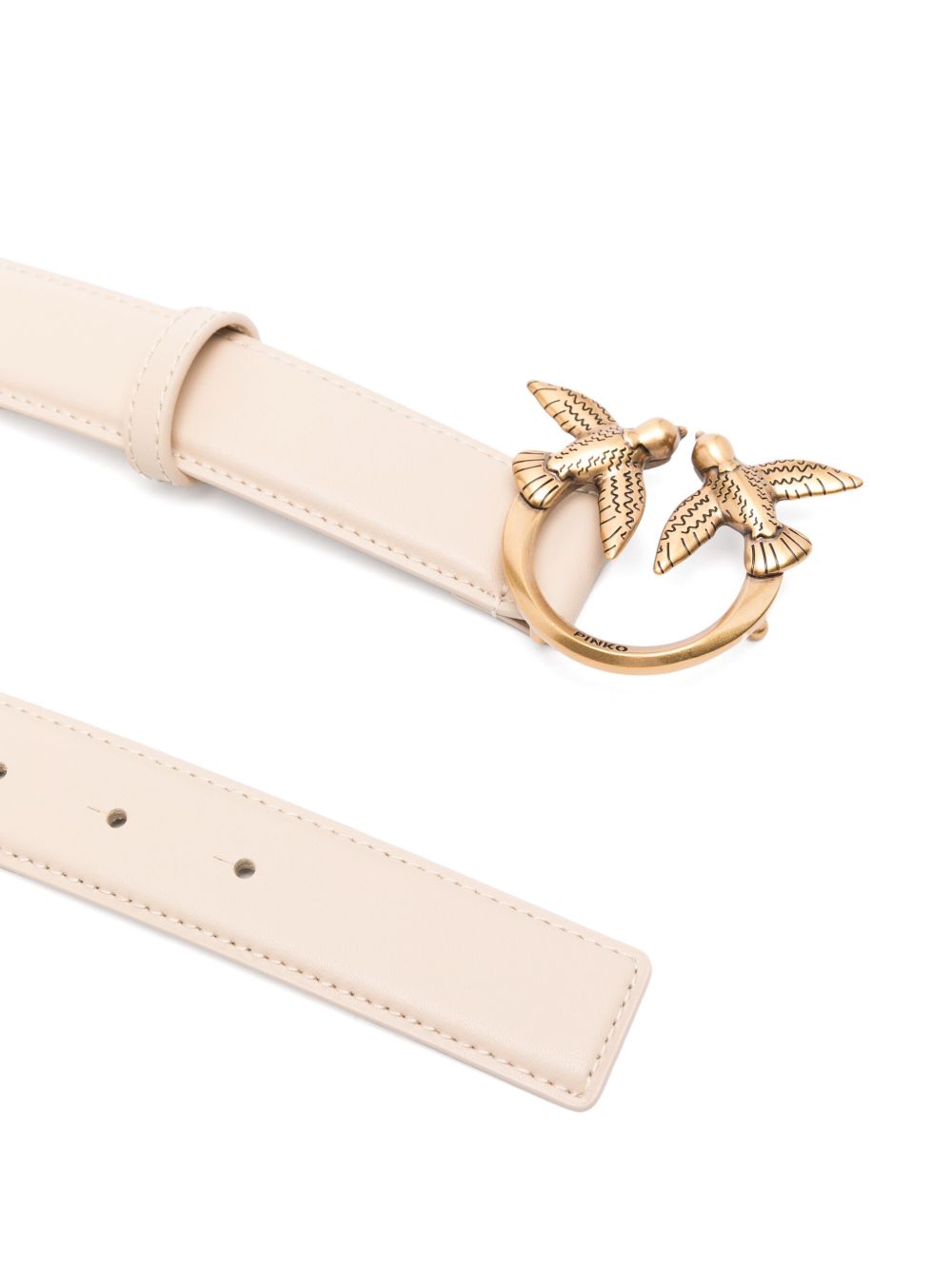 PINKO Love Bery riem - Beige