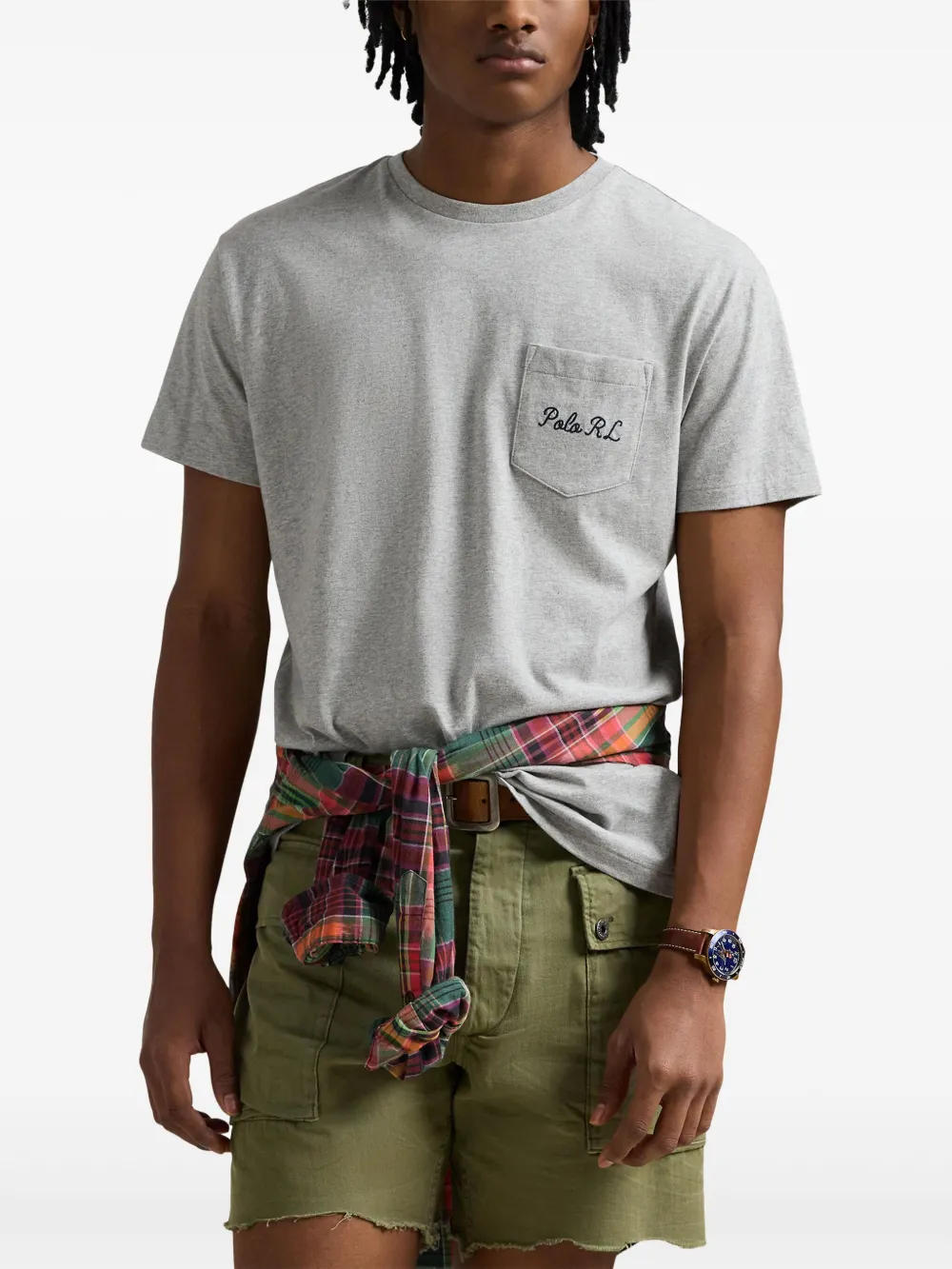 Polo Ralph Lauren T-shirt met Polo Bear-print Grijs